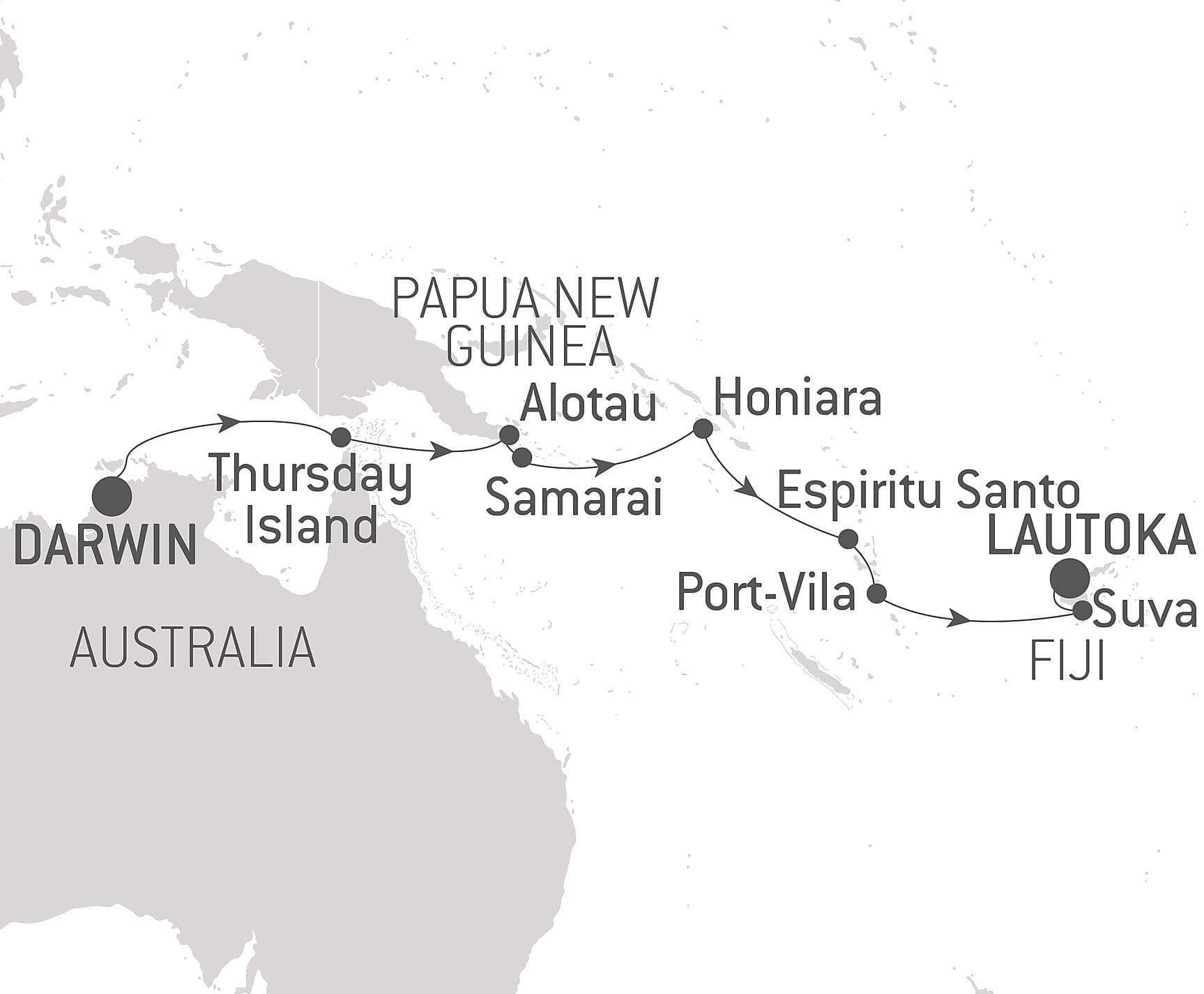 Crossing Melanesia: Australia to Fiji
